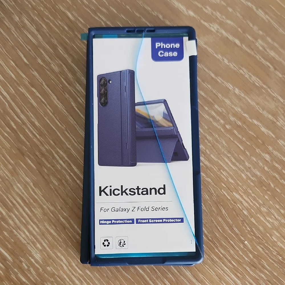 Samsung Galaxy Z Fold Series Blue Protective Case